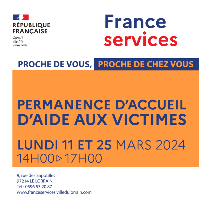 France service Aides aux victimes - 11 ET 25 MARS 2024
